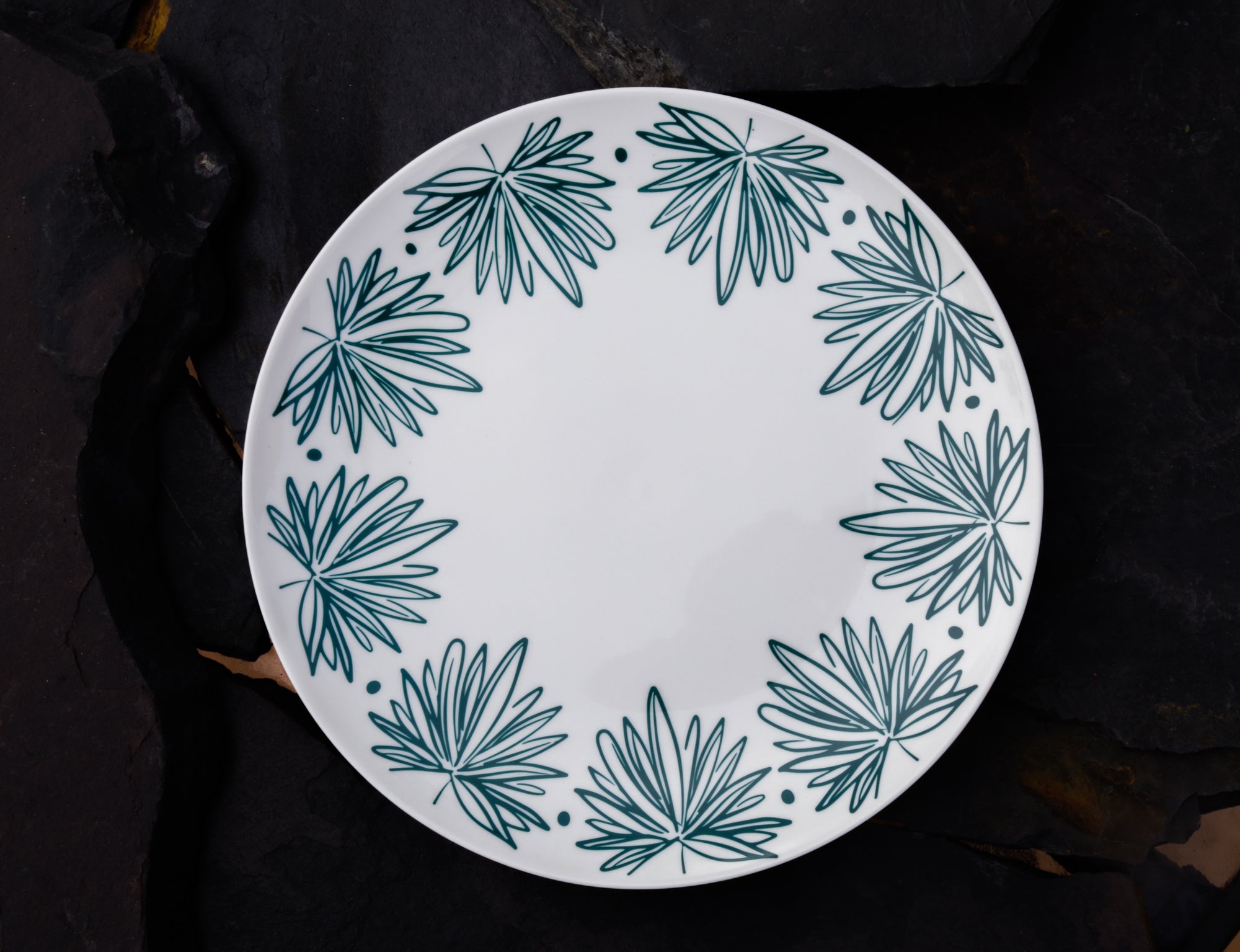 Platos | Texturas Aleatorias | Plantas verdes