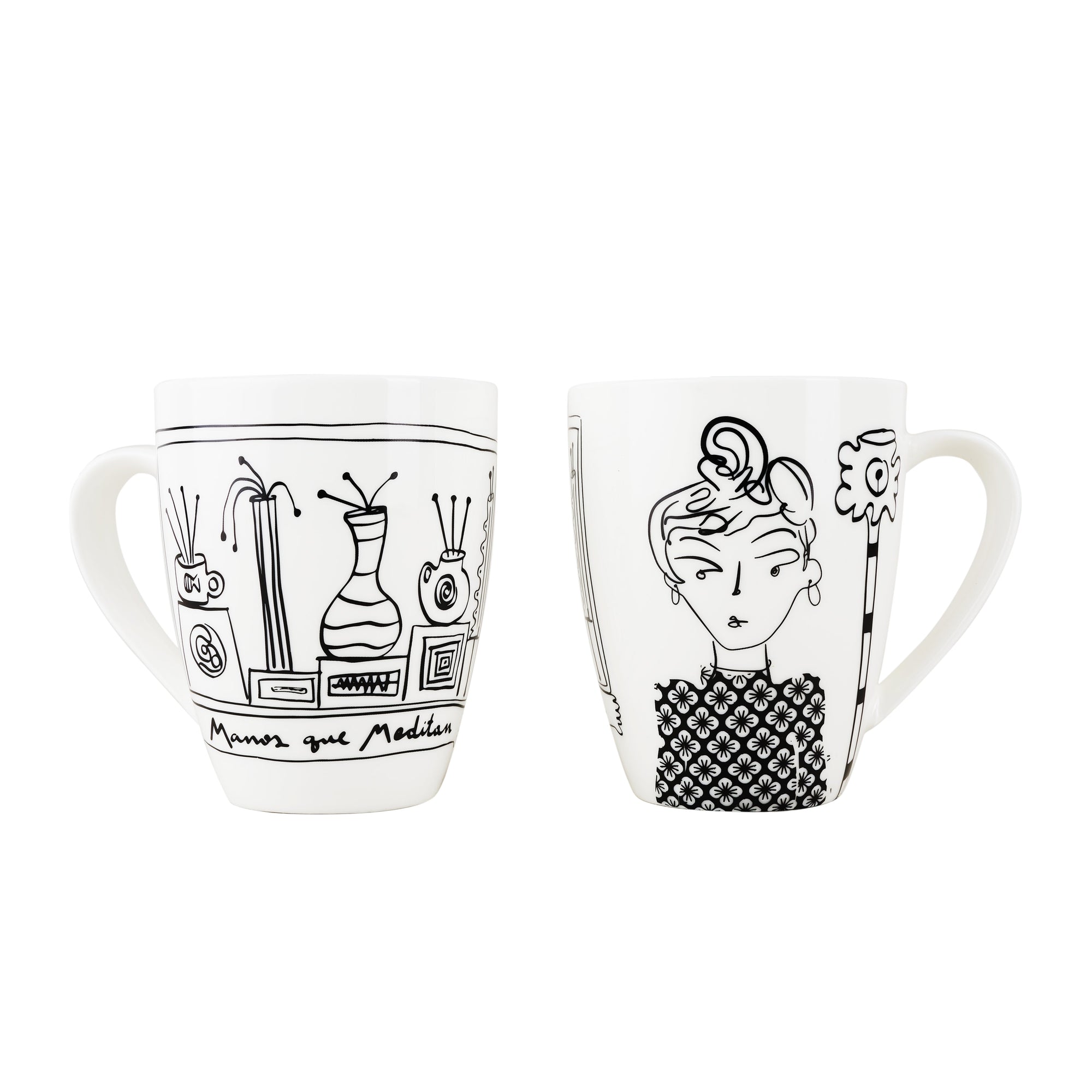 Mugs | Vitrinas  | Frida | Negro