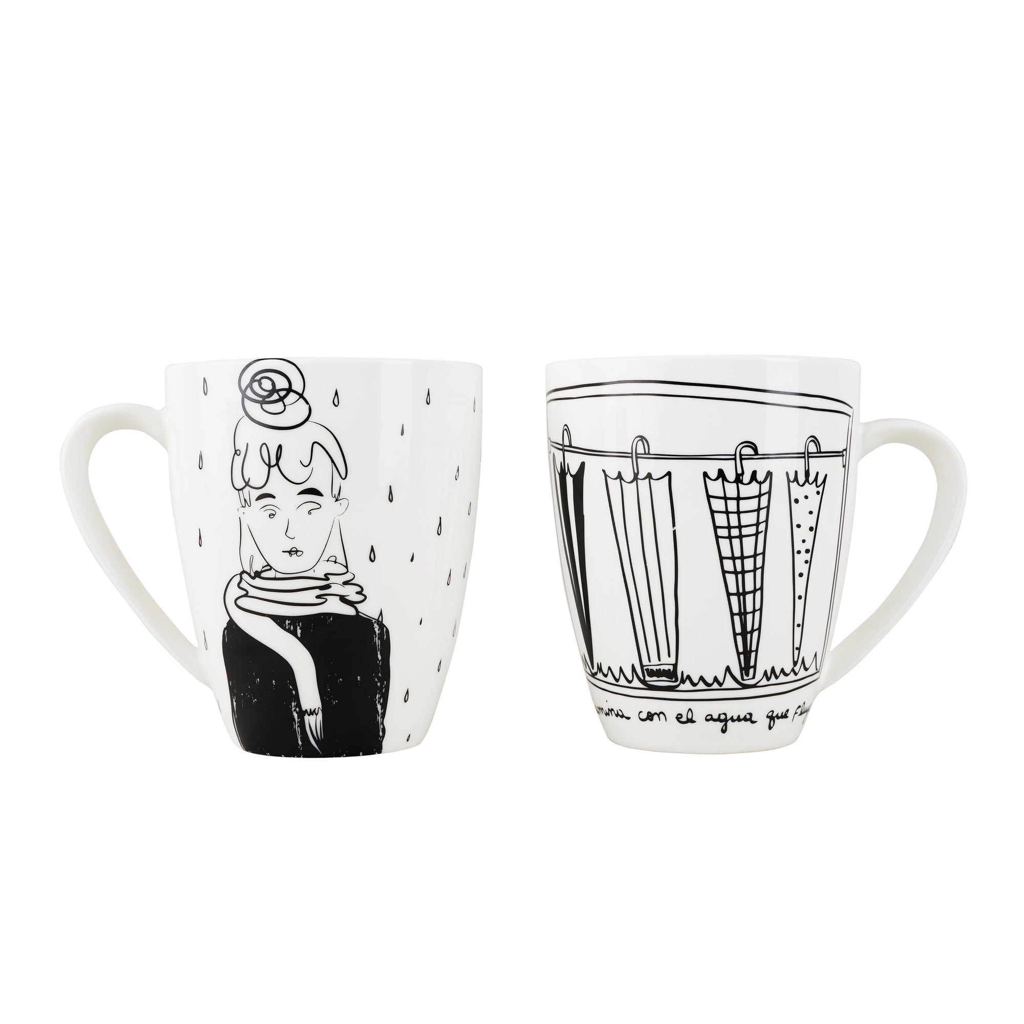 Mugs | Vitrinas  | Sol | Negro