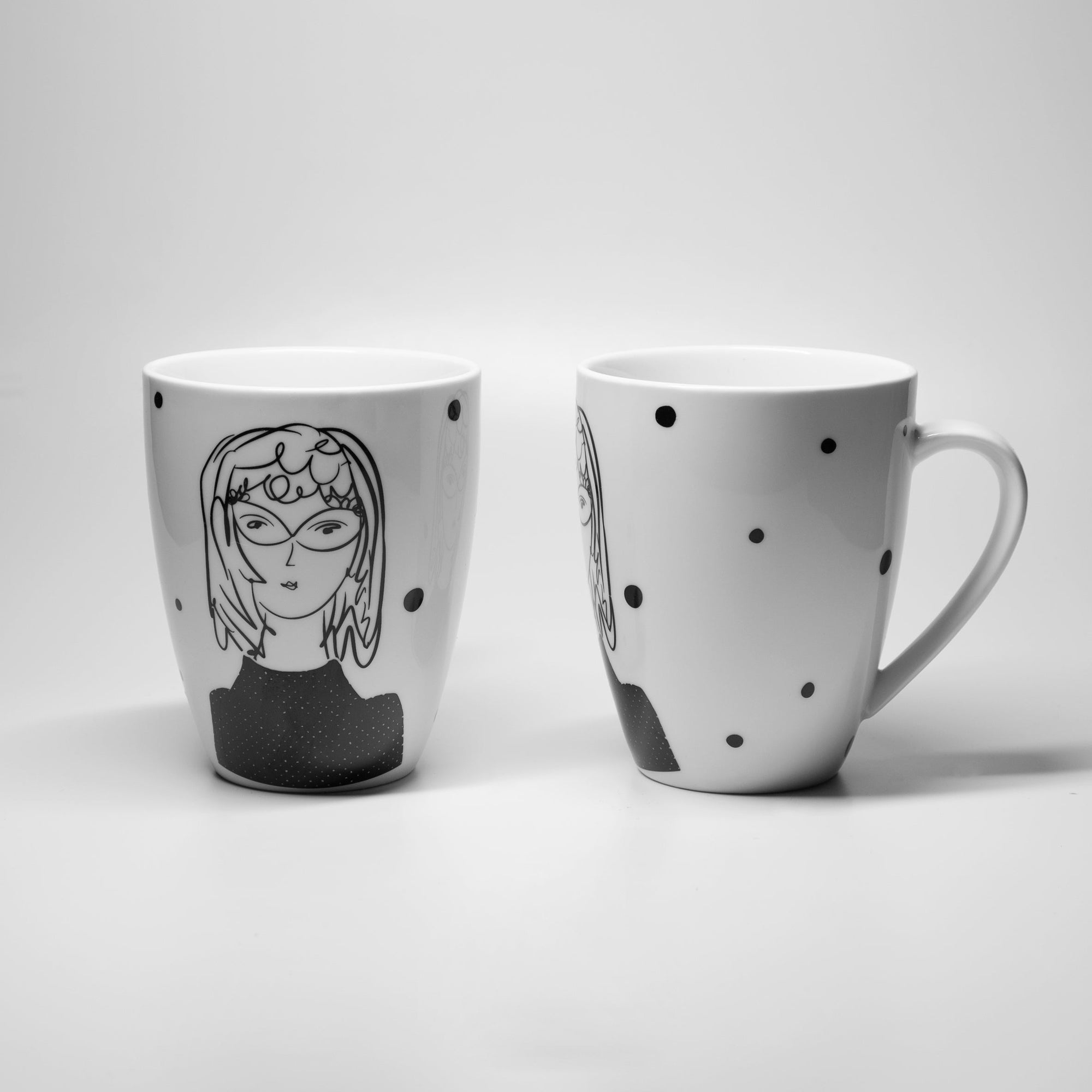 Mugs | Thoughts & Dots  | Rita | Negro