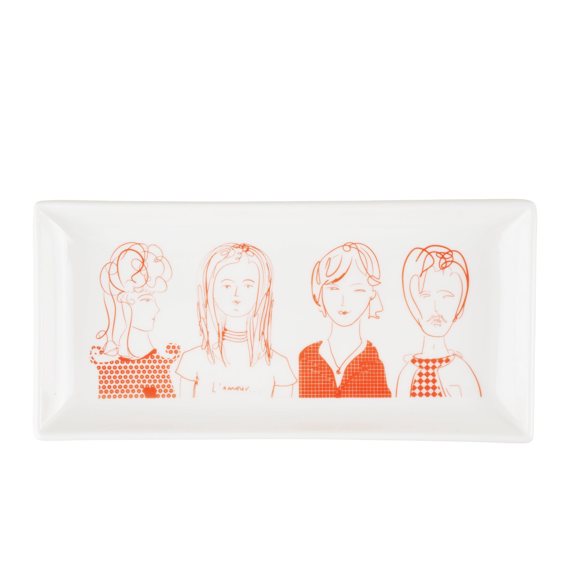 Bandejas | Primavera | Amigos | Rojo