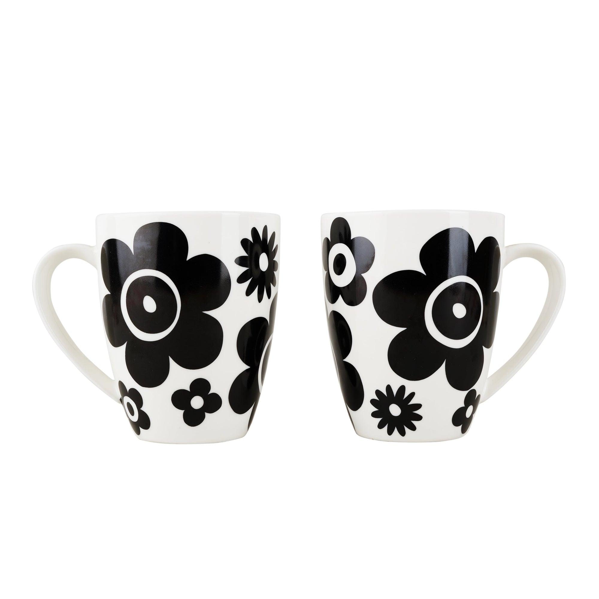 Mugs | Primavera | Flores | Negro