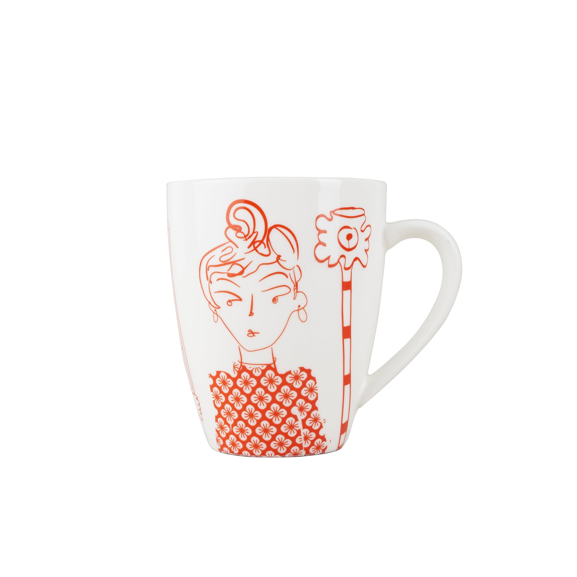 Mugs | Vitrinas  | Frida | Rojo