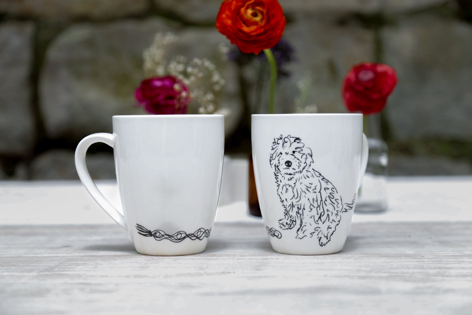 Mugs | Parche Animal  | Milu | Negro