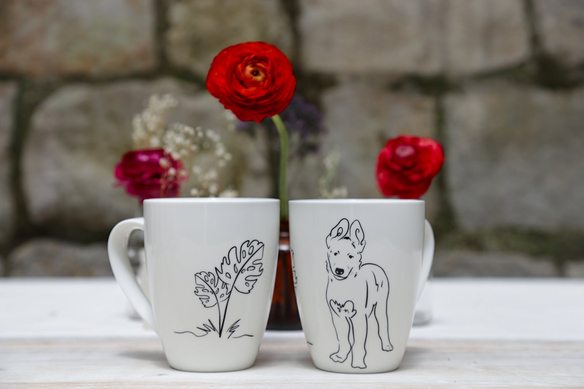 Mugs | Parche Animal  | Orejas | Negro