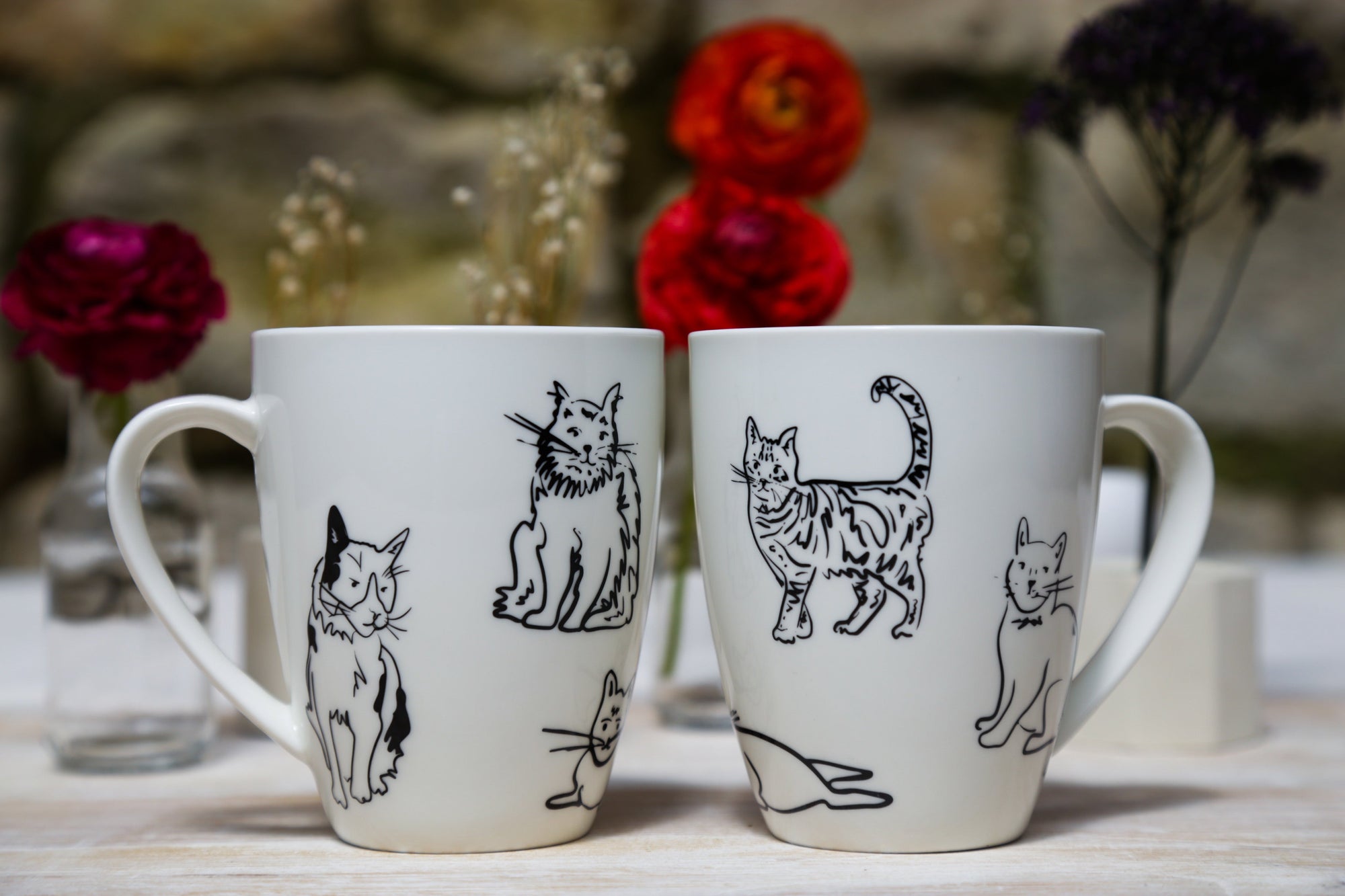 Mugs | Parche Animal  | Gatos Calle del Embudo | Negro