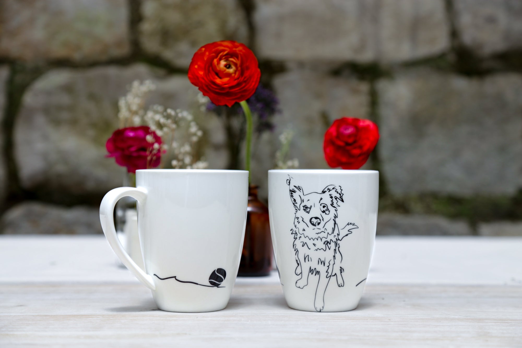 Mugs | Parche Animal  | Guau | Negro