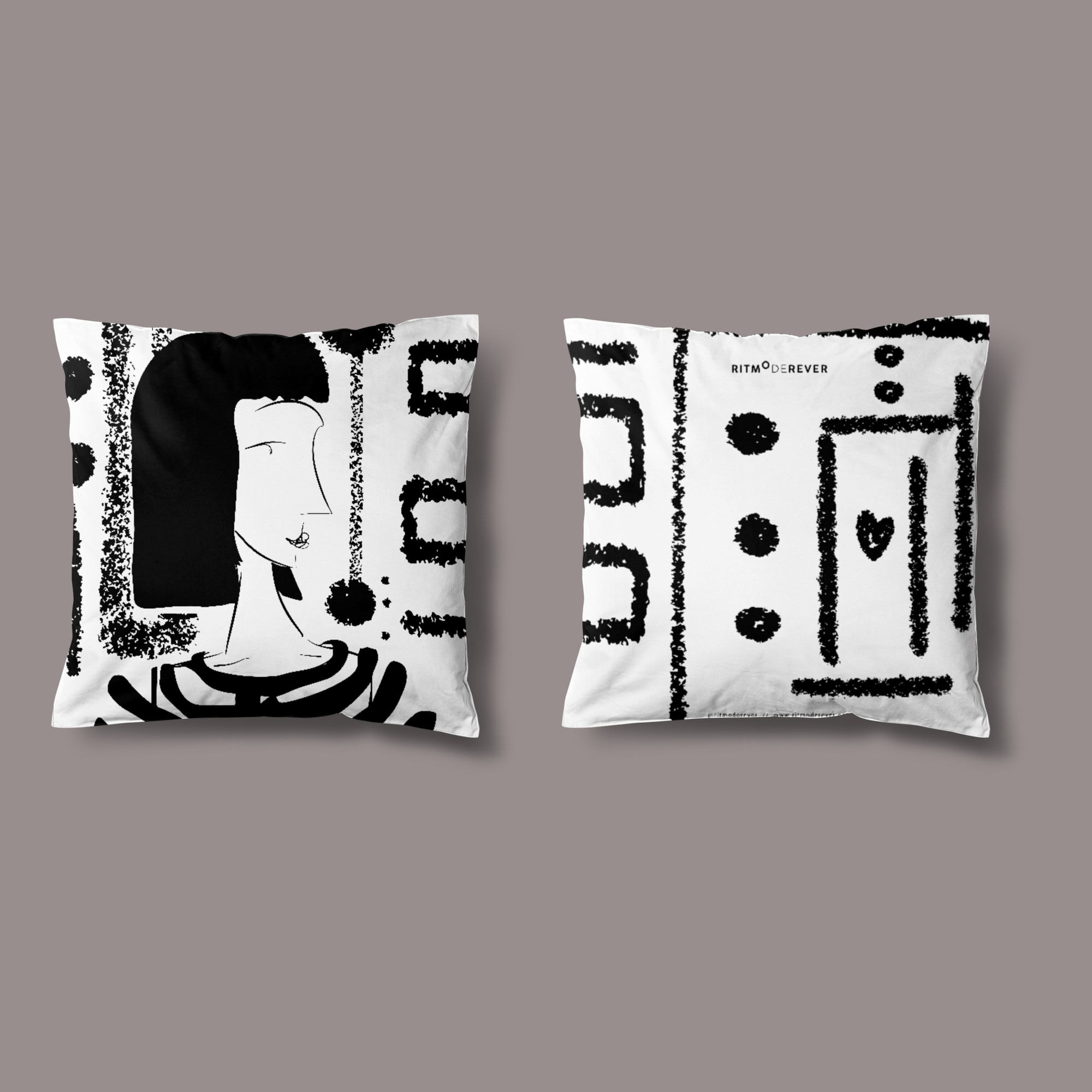 Cojines | La Cité  | Elvia | Negro